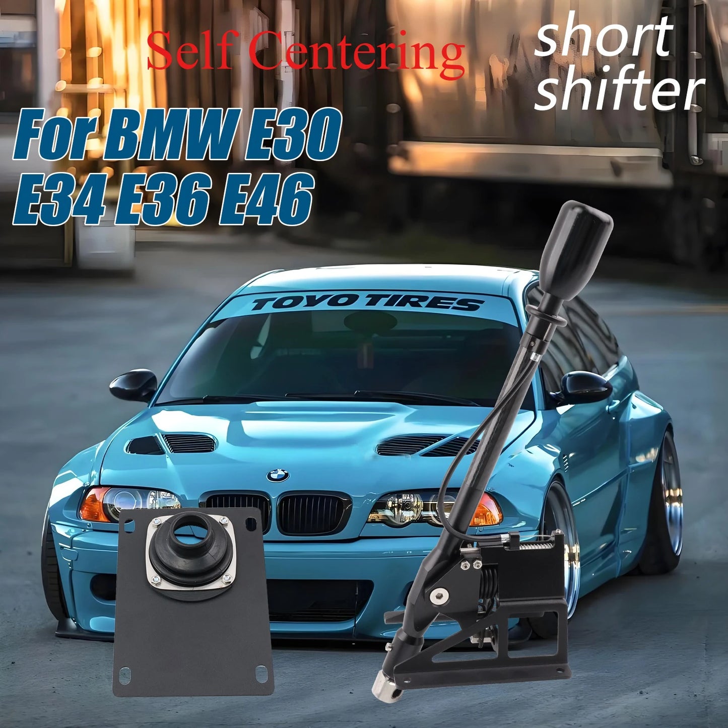 Race-Grade Billet Short Shifter Box for BMW Race version V2 (E30, E34, E36, E39, E46, E8X, E9X etc)