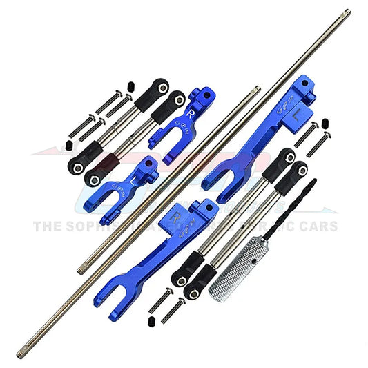 GPM Aluminum Front & Rear Sway Bar & S2 Stainless Steel Linkage For RC TRAXXAS  Unlimited Desert Racer 1/7 UDR Anti-Roll Bar