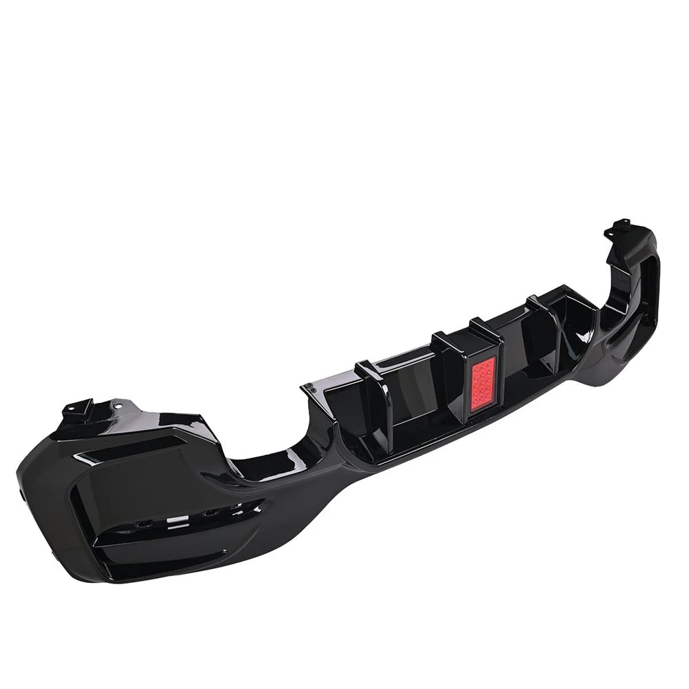 BMW Rear Bumper Lip Diffuser With LED Rear Spoiler For BMW 1er M Sport F20 F21 M135i M140i Fits BMW BMW E92 E93 335I Accessories HOT