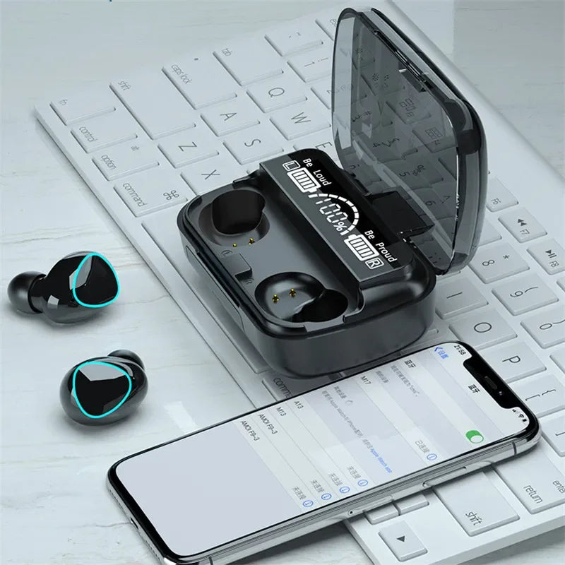 M10 TWS Bluetooth Headphones 3500mAh Charging Box