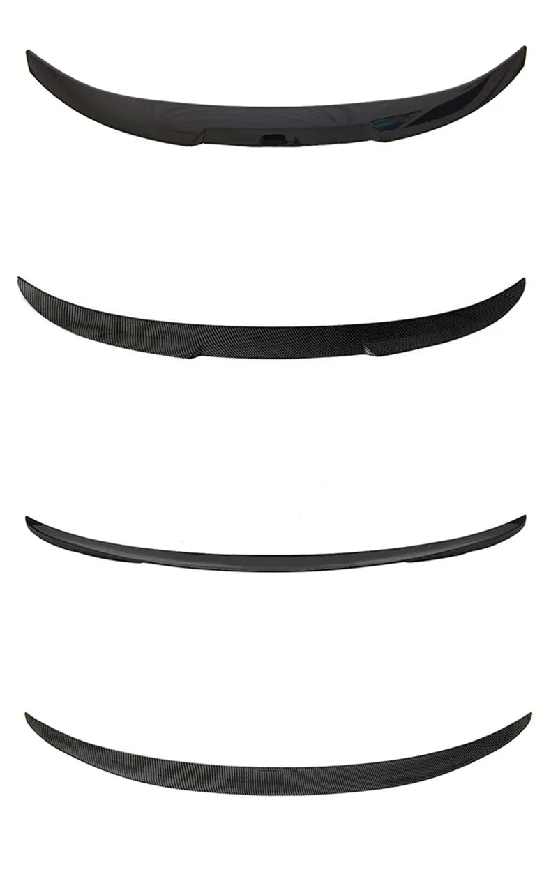 Spoiler for BMW 3 Series F30 F31 F35 M4 MP PSM Style Carbon Glossy Black Rear