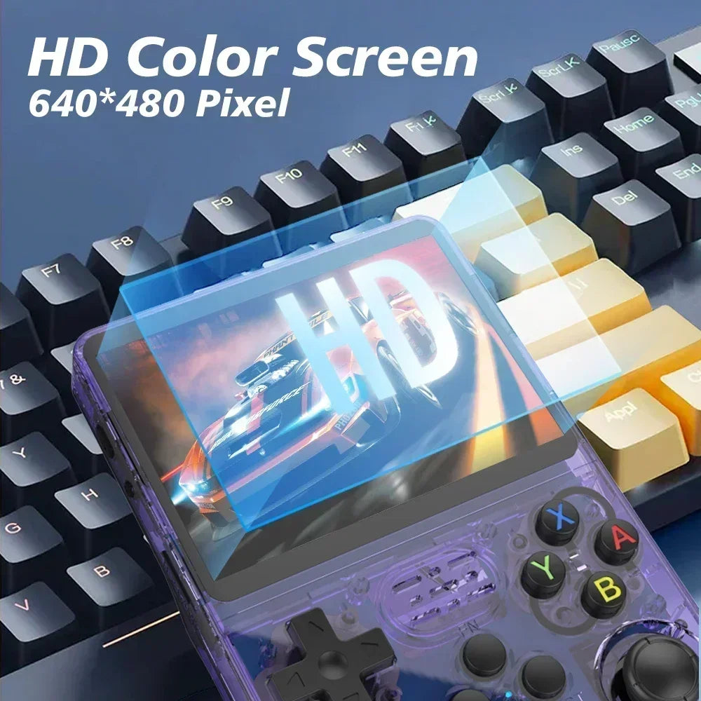 BOYHOM NEW R36S Retro Video Game Console Linux System 3.5 Inch IPS Screen