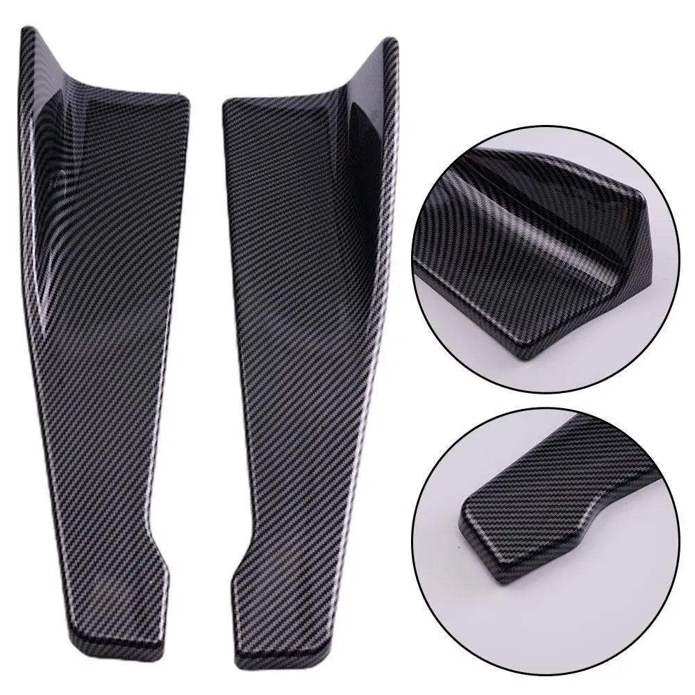 Universal Car Front Rear Bumper Strip Lip Spoiler Diffuser Splitter Scratch Protector 48CM Length For Audi BMW HONDA
