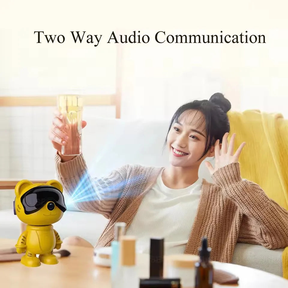 5MP Wireless WiFi Indoor Surveillance Camera Night Vision PTZ Two-way Voice Security Protection HD Smart Home P6 Slite Robot cam