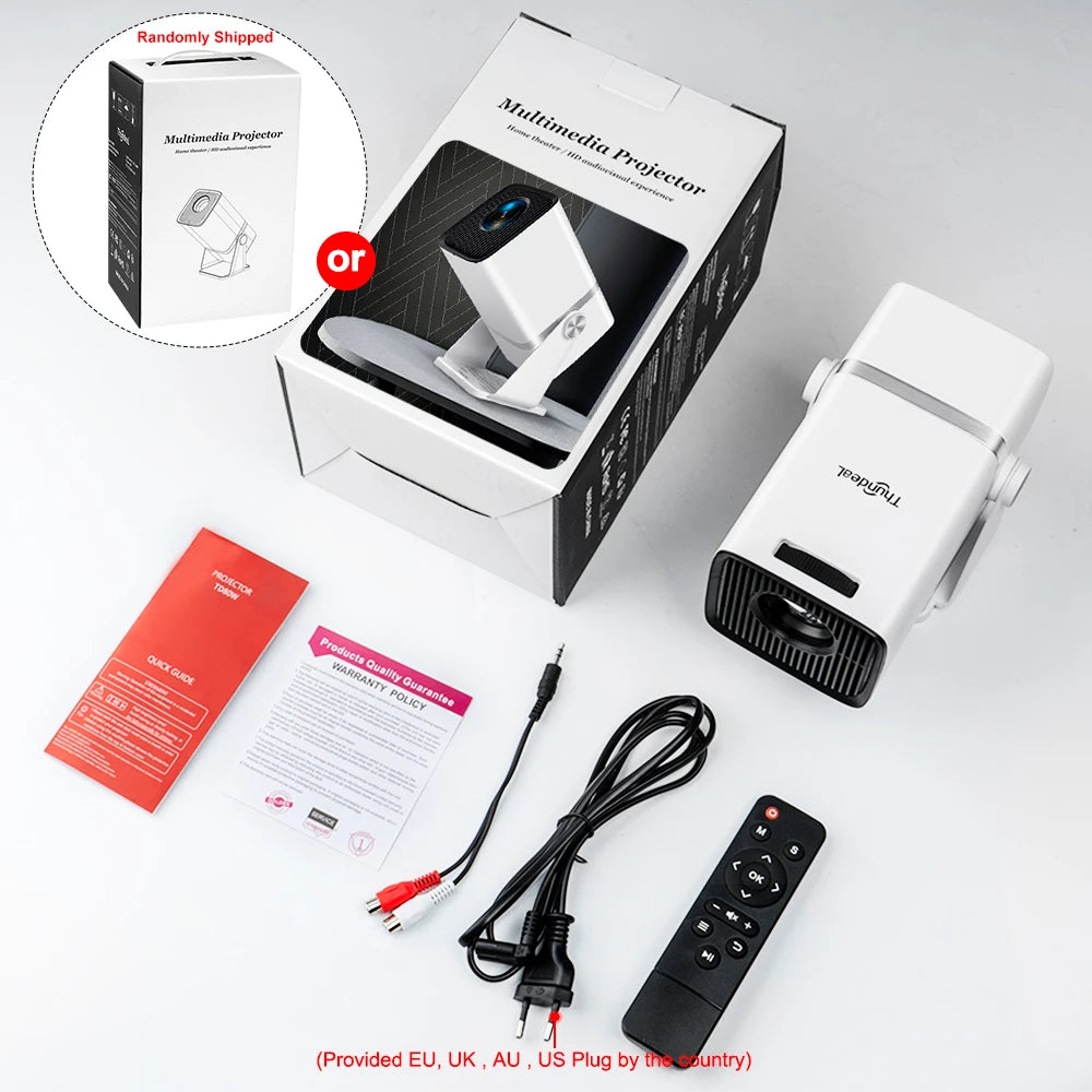 4K Full HD Projector FHD TD80W Android WiFi 3D Home Theatre