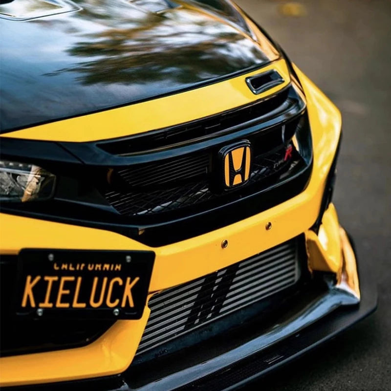 QT Stunning FC Style Universal Car Front Bumper Hood Vent Air Out Intake Civic Audi A4 B8 VW Golf MK7 MK6 BMW E90 E80