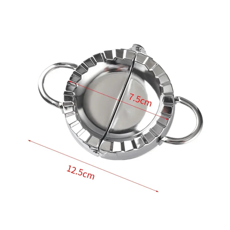 Stainless Steel Dumpling Maker Dumpling Skin Mold Ravioli Maker Press Pie Making Press Wrapper Pastry Maker Kitchen Accessories