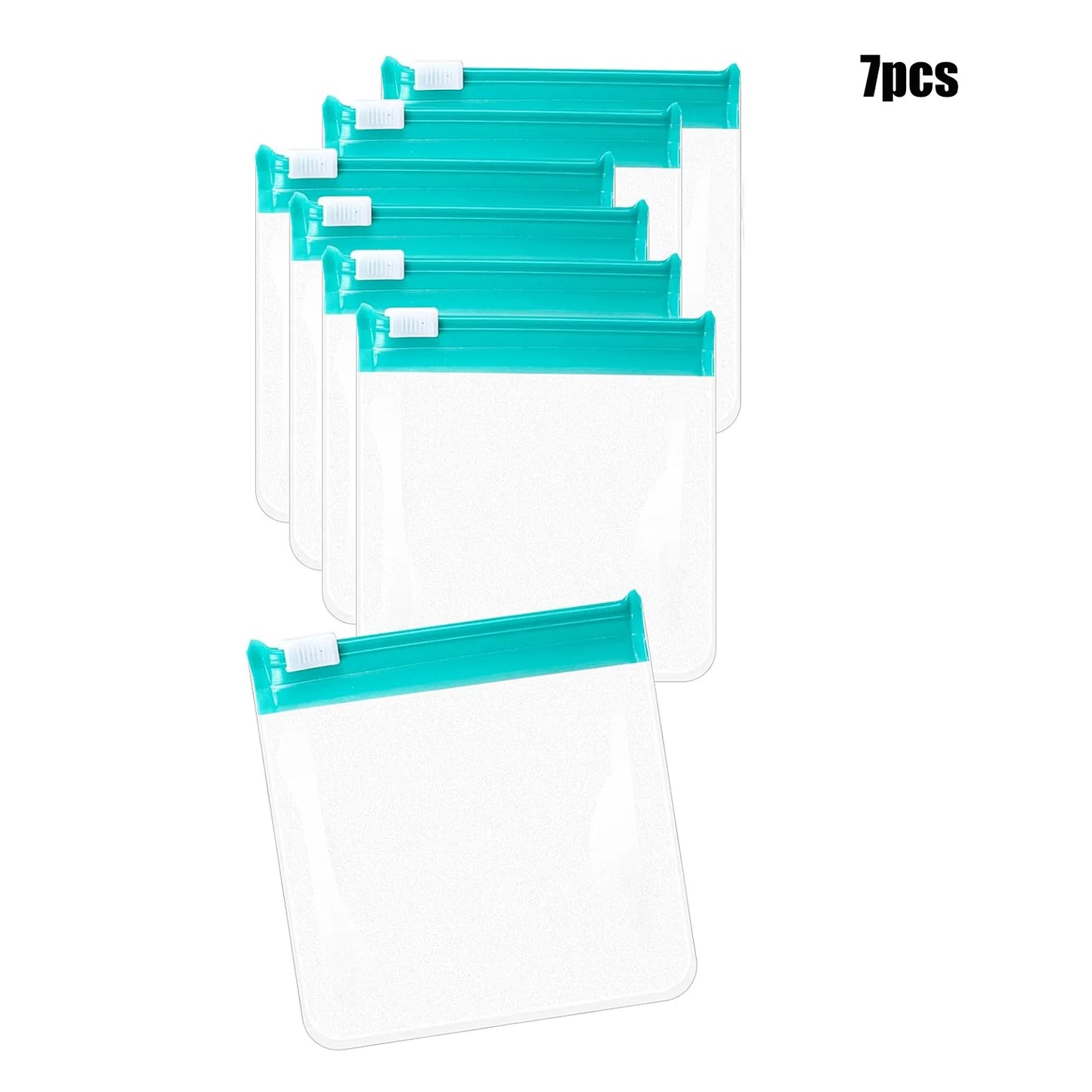 7pcs Pill Pouch Bags Reusable Zippered Pill Pouch Set