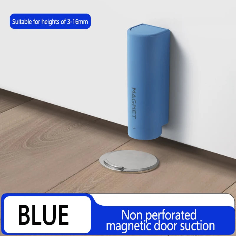 Door stop magnetic Door stopper nail free Door base door hardware