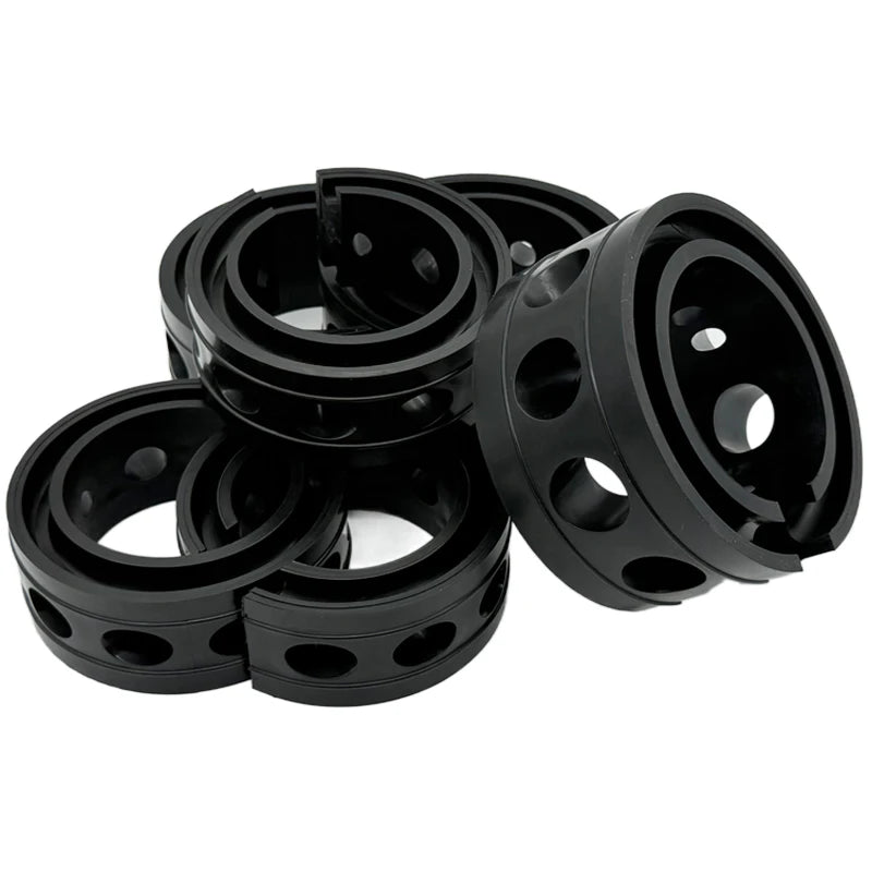 2pc New style buffers auto power cushion universal rubber shock buffer Black Spring Shock Absorber Gel