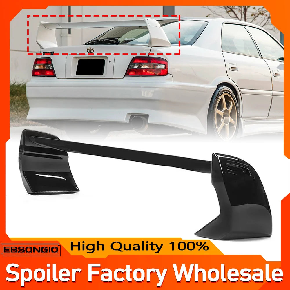 Chaser Spoiler JZX100 ABS Material Car Rear Wing Primer Color Rear Spoiler For Toyota Chaser JZX100 1996-2001