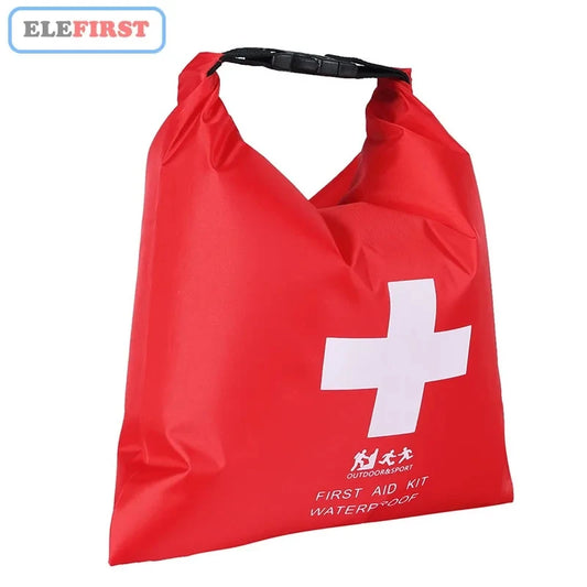 1.2L Portable Red Waterproof First Aid Kit Bag Emergency Kits