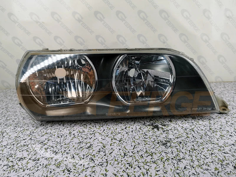 For Toyota Chaser JZX100 Ultra Bright Day Light Turn Signal DTM Style LED Angel Eyes Halo Rings Kit