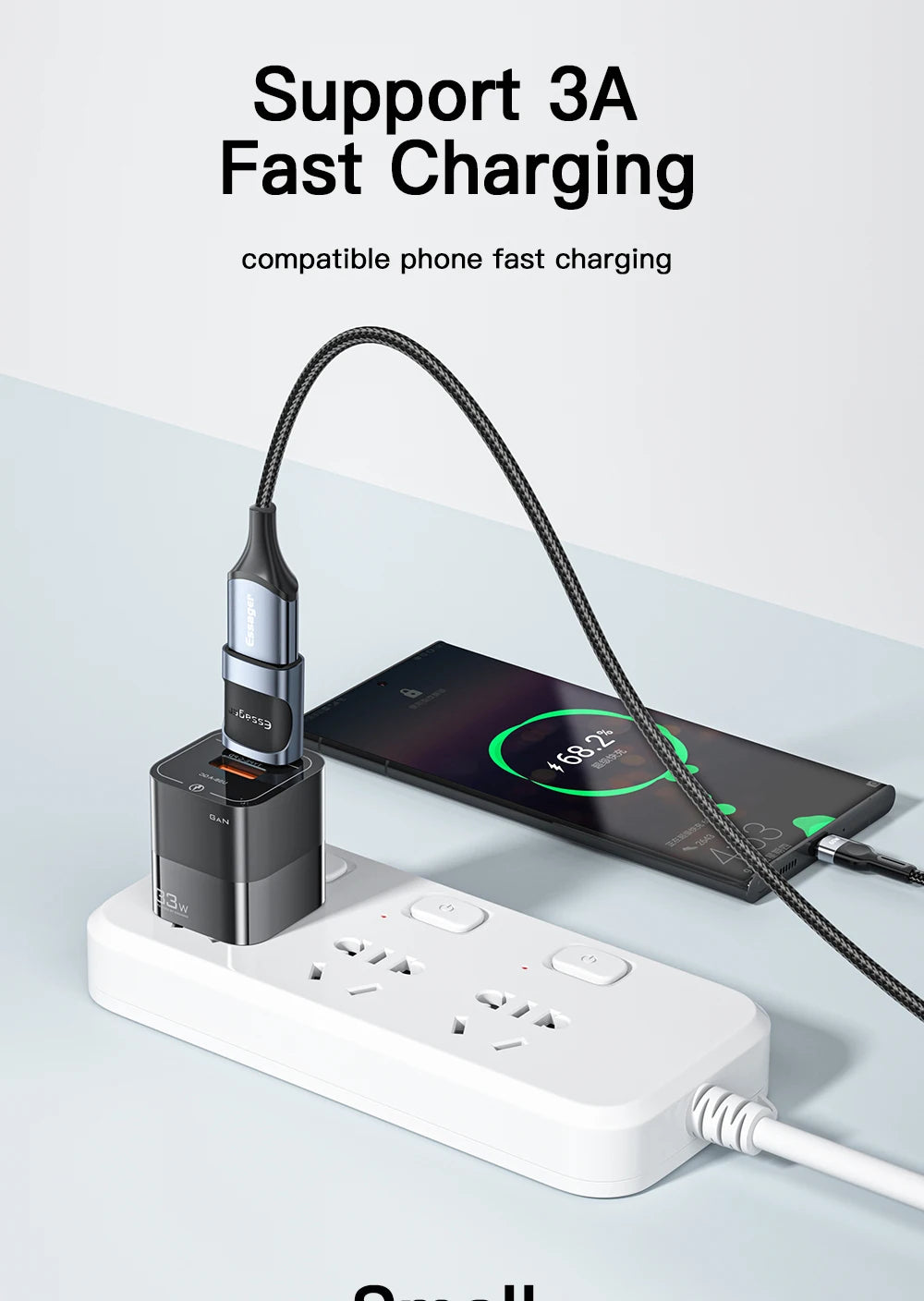 Essager USB 3.0 To Type C OTG Adapter USB A Type C Male To Micro Type C USB A Female Converter For Laptops