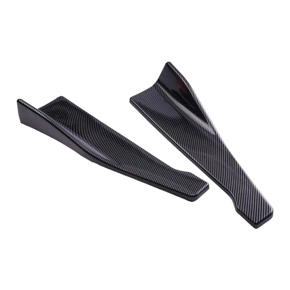 Universal Car Front Rear Bumper Strip Lip Spoiler Diffuser Splitter Scratch Protector 48CM Length For Audi BMW HONDA