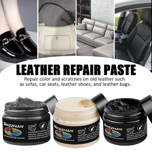 Car Leather Repair Kit Liquid Skin Recolouring Balm No Heat Repair Tool Auto Seat Holes Scratch Cracks Rips Restoration Set Shoes