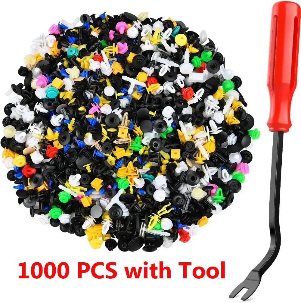 500Pcs 1000Pcs Mixed Car Buckle Clips and Remover Tool