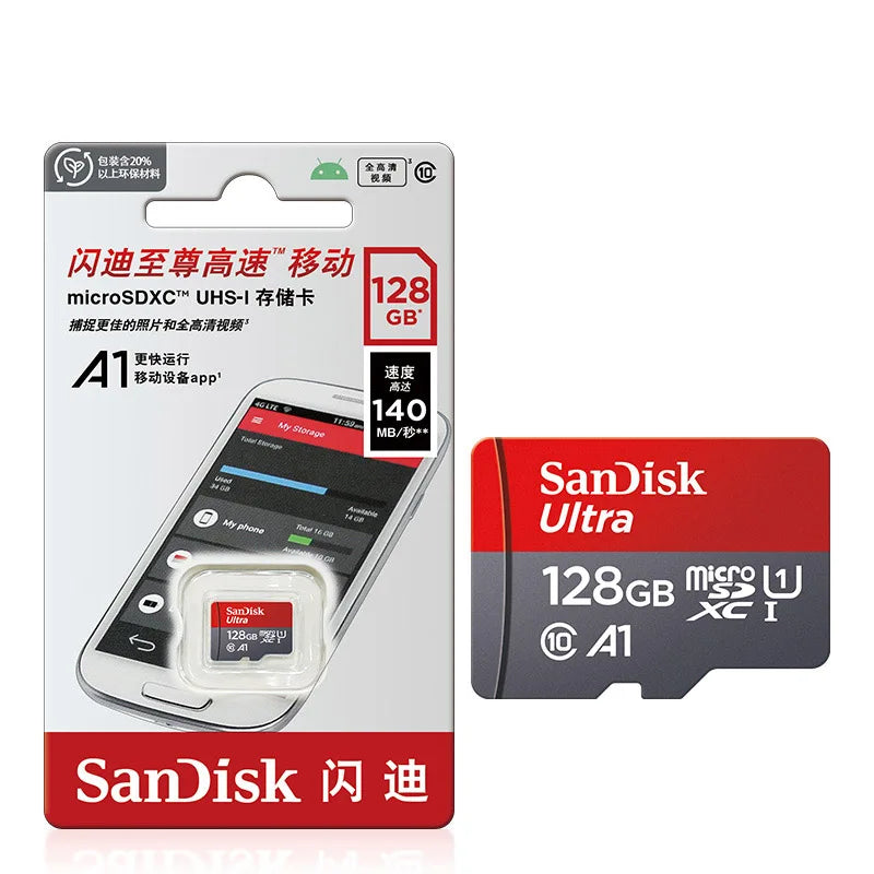 SD Adapter TFcard 64GB 16GB 32GB Memory Card 128GB Class 10