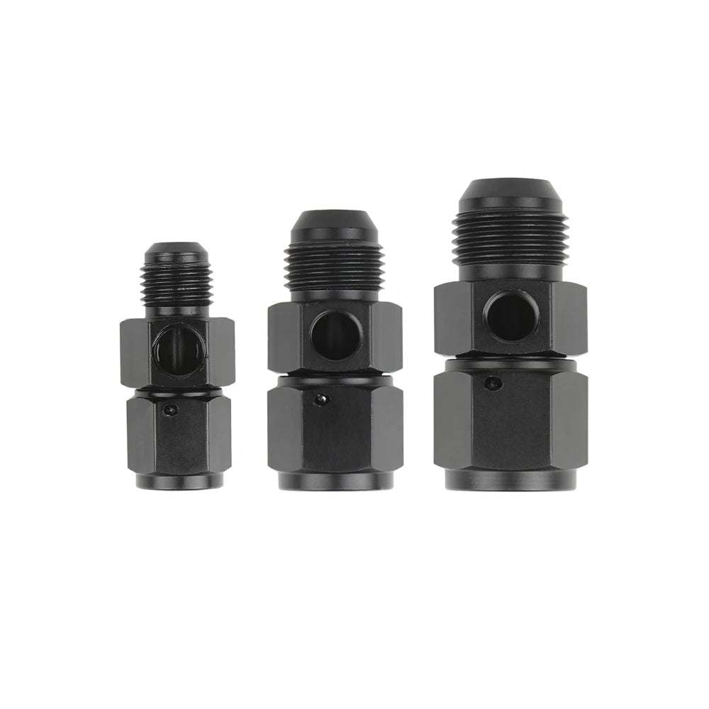 Universal Female To Male Flare Fuel Pressure Take Off Hose Pipe Adapter Fittings AN6/AN8/AN10 with 1/8 NPT Port