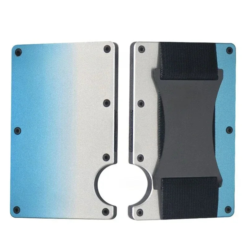 Forged Carbon Fiber Minimalist Slim Wallet RFID shield Unisex