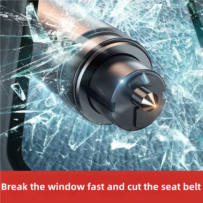 Window Breaker Seatbelt Cutter Car Gadgets Vehicle Escape Tool Safe Hammer Glass Breaker Life-Saving Emergency Artifact