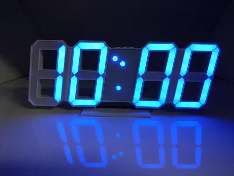 Electronic Digital Wall Clock Living Room Bedroom Decoration Decor Watches