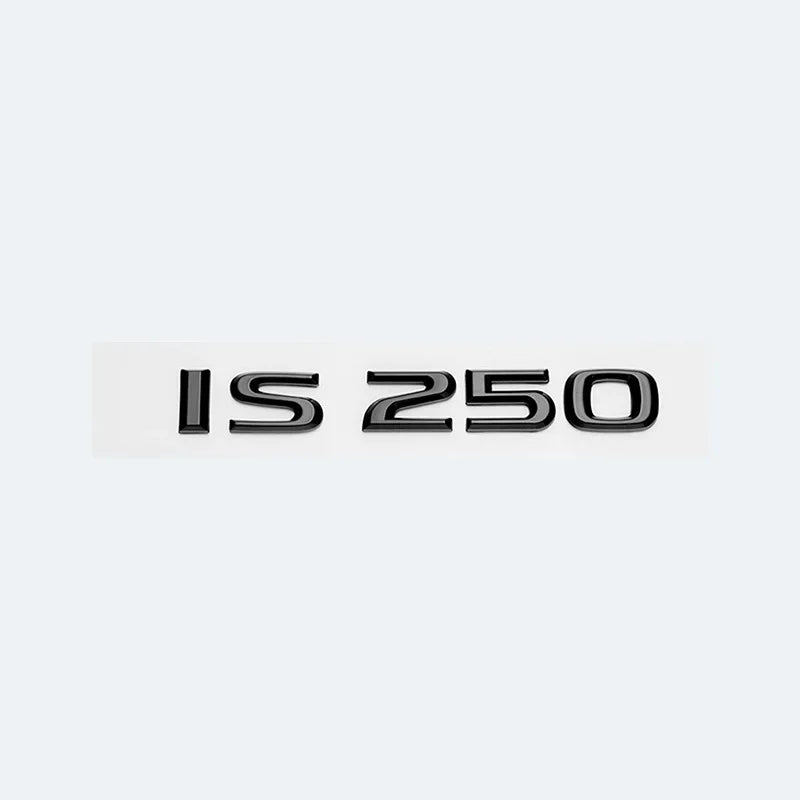 Lexus ABS Letters IS200 IS250 IS300 IS350 IS300h IS200t HYBRID Emblem For Lexus Car Trunk Logo Badge Sticker