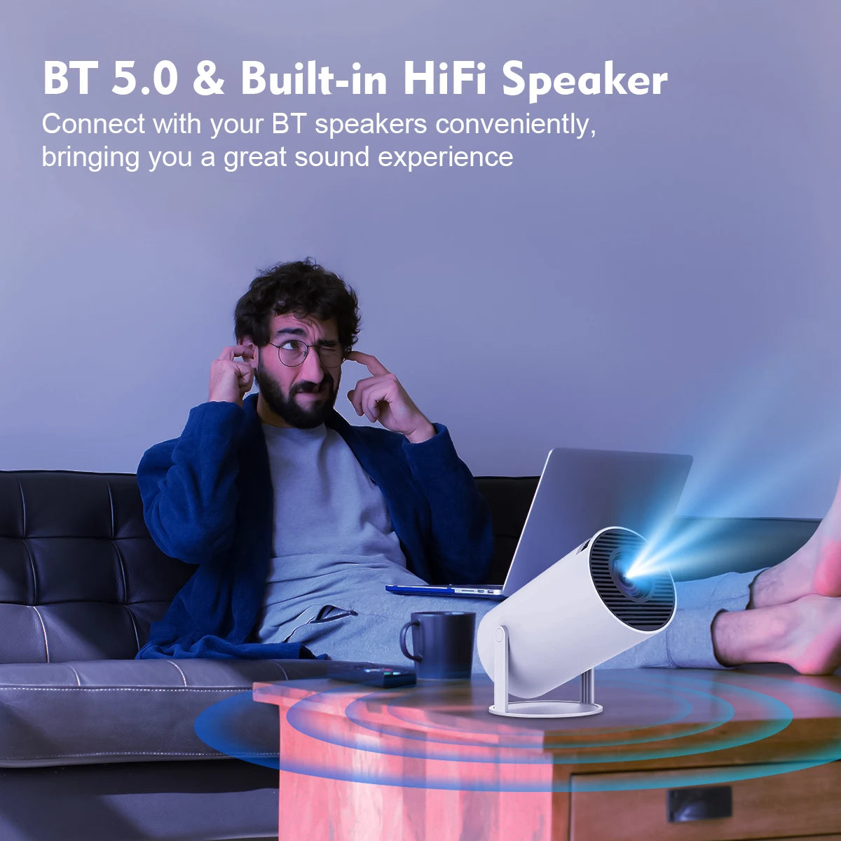 Magcubic HY300 Pro 4K HD Projector Android11 Dual Wifi6