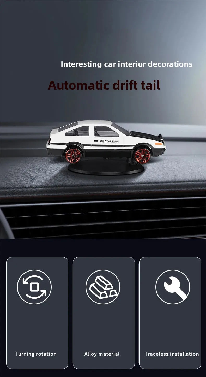 Car Ornaments Interior Decoration Drift Tail Swing Rotating Ornaments Toy Model Center Console Car Interior Decoration