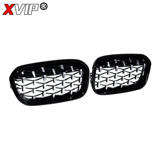 BMW Front Bumper Kidney Grille Racing Grills For BMW 1 Series F20 F21 2015-2019 Replacement Double Slat Gloss Black Grilles
