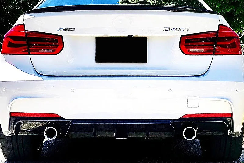 Spoiler for BMW 3 Series F30 F31 F35 M4 MP PSM Style Carbon Glossy Black Rear