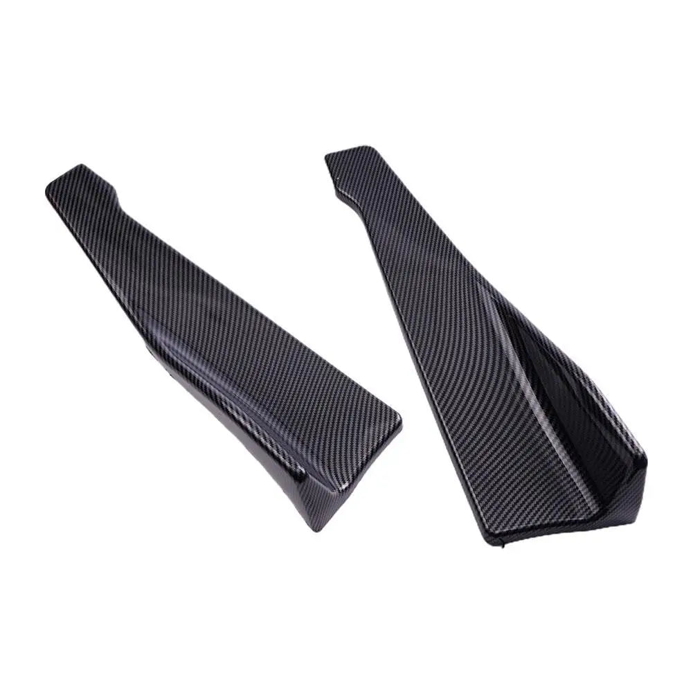 Universal Car Front Rear Bumper Strip Lip Spoiler Diffuser Splitter Scratch Protector 48CM Length For Audi BMW HONDA