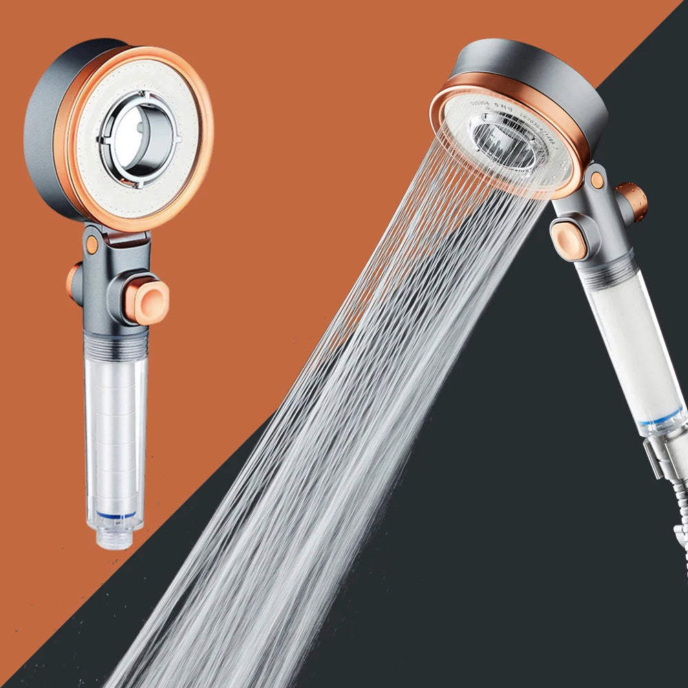 Double-sided shower head beauty filtered water purification three-speed pressurized