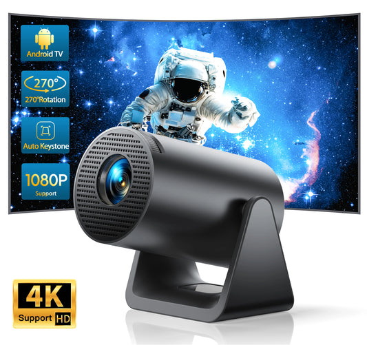 Wimius L1 Mini Projector 1080P Support 300 ANSI Android 11 Wifi Bluetooth Projector