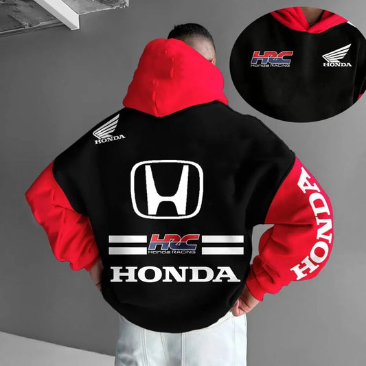 Hoodie 2025 New HRC HONDA 3D Print Motorcycle Jersey Hooded Hoodies Riding Dirt Bike and Mountain Racing Men's Women's Armored Hoodie
