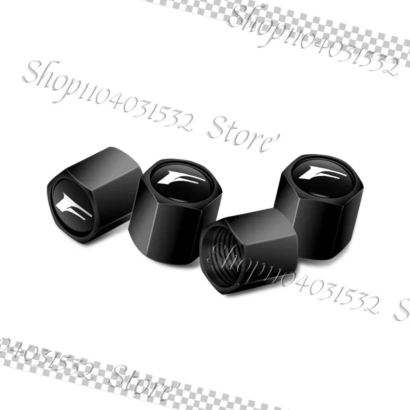 4Pcs F Sport Logo Car Wheel Tire Valve Caps Rim Stem Dust-proof Covers For Lexus NX RX GS RX350 RX300 RX330 IS500 IS250 CT200