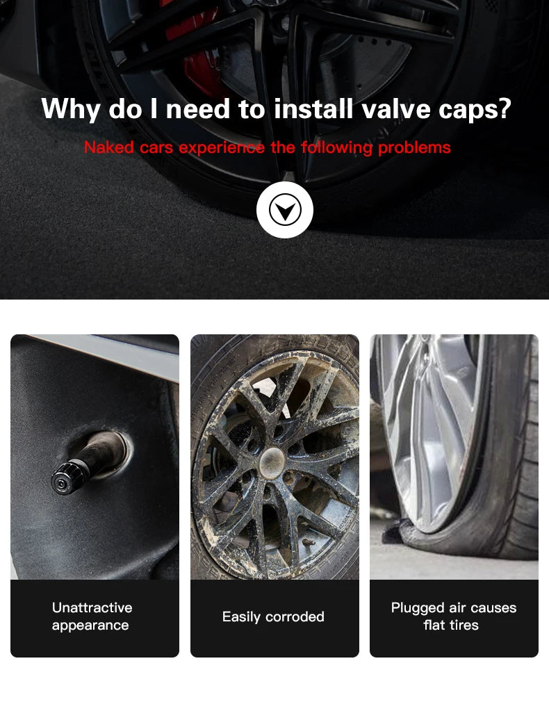 4Pcs Lexus Styling Wheel Tires Bolt-in Valve Caps Badge Decor For Lexus IS250 IS200 CT200h GS300 LS430 RX450h LX570 IS300 ES RX LS