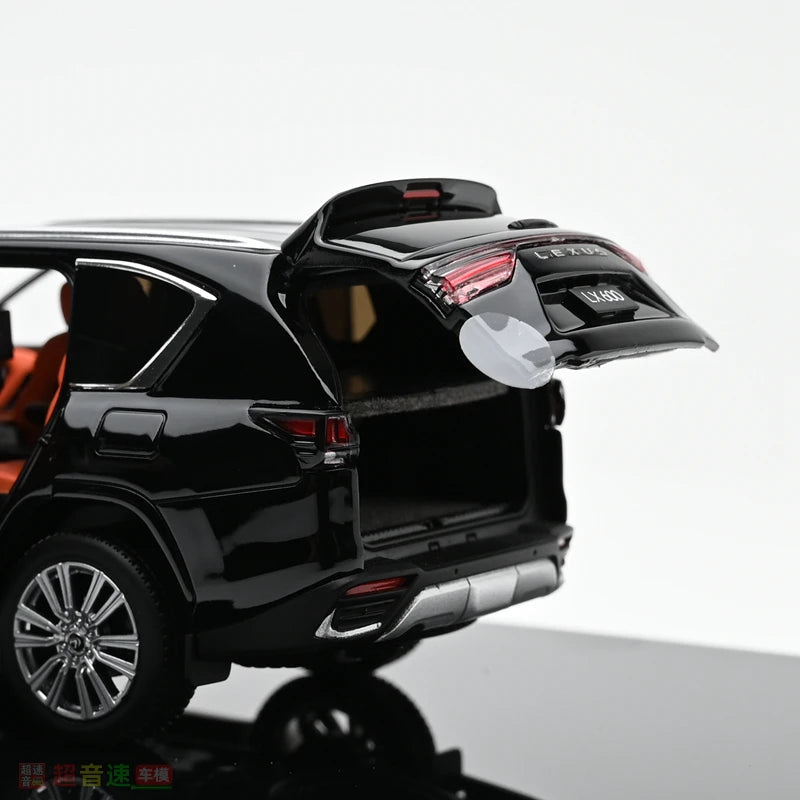 Lexus Lx600 Suv 1:43 Scale Die-Cast Model Full-Open Alloy Miniature Car