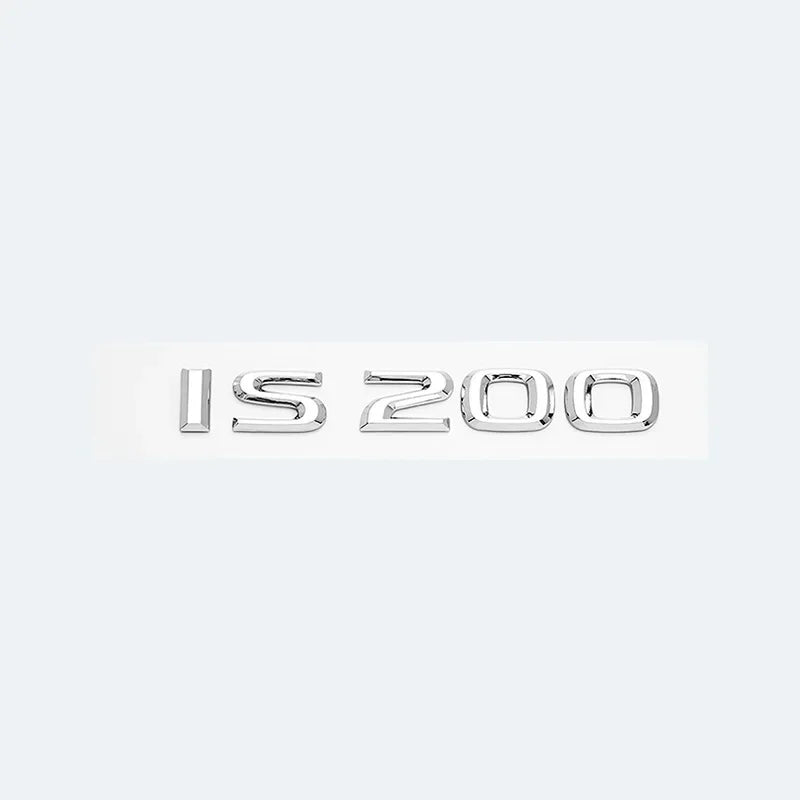 Lexus ABS Letters IS200 IS250 IS300 IS350 IS300h IS200t HYBRID Emblem For Lexus Car Trunk Logo Badge Sticker