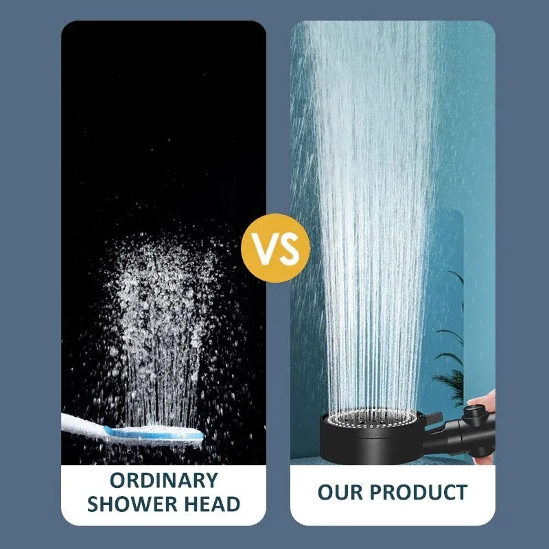 High Pressure Shower Head Set 5 Modes Showerhead