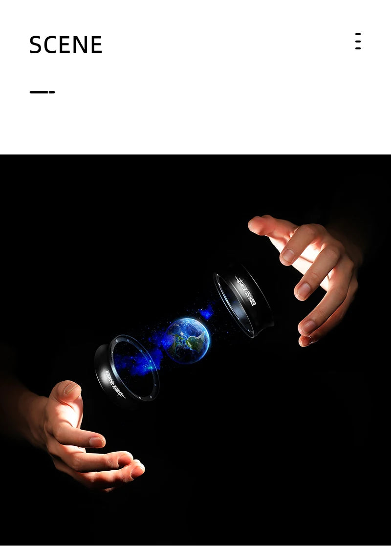 MHW-3BOMBER 58MM Magnetic Dosing Funnel with 10 Magnets Espresso Dosing Ring