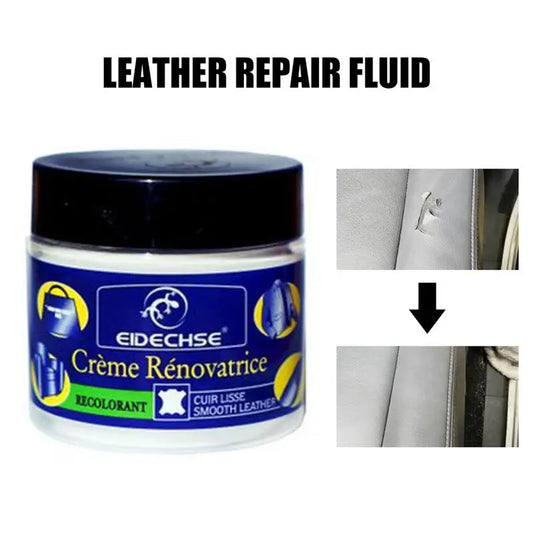 Leather Recolouring Cream Vinyl Leather Repair Kits Restore Agent Repairing Cream For Furniture Jacket Sofa Boat Car Bicycle Seat
