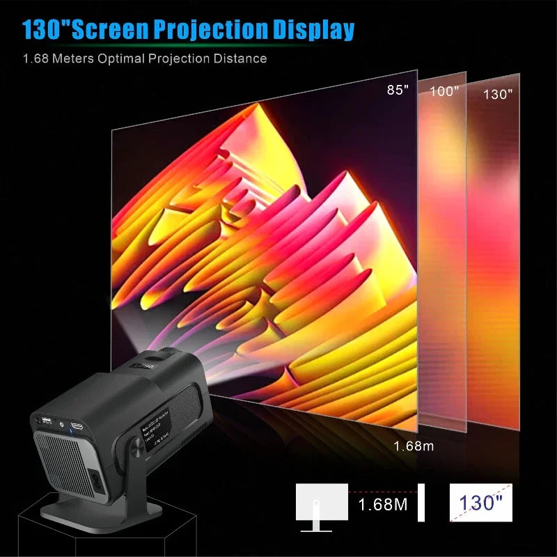 Xiaomi Android 11 HY320 Mini Projector 4K Native 1080P Dual Wifi6