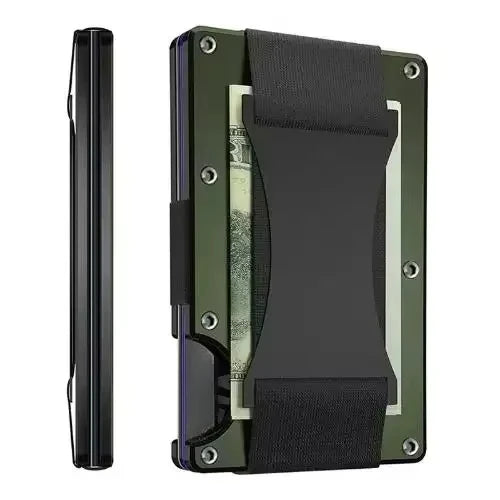 Forged Carbon Fiber Minimalist Slim Wallet RFID shield Unisex