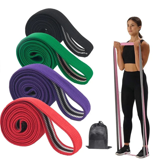 Long Resistance Bands Elastic Bands for Pull Up Assist Stretching Training