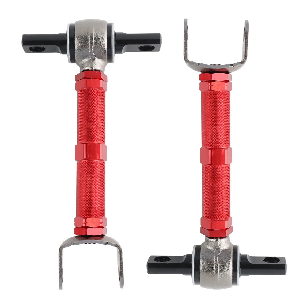 1Pair Alloy Steel Adjustable Rear Control Camber Arms for 01-05 Honda Civic 02-06 Acura RSX Double alloy steel regulable