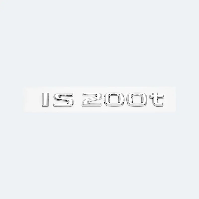 Lexus ABS Letters IS200 IS250 IS300 IS350 IS300h IS200t HYBRID Emblem For Lexus Car Trunk Logo Badge Sticker