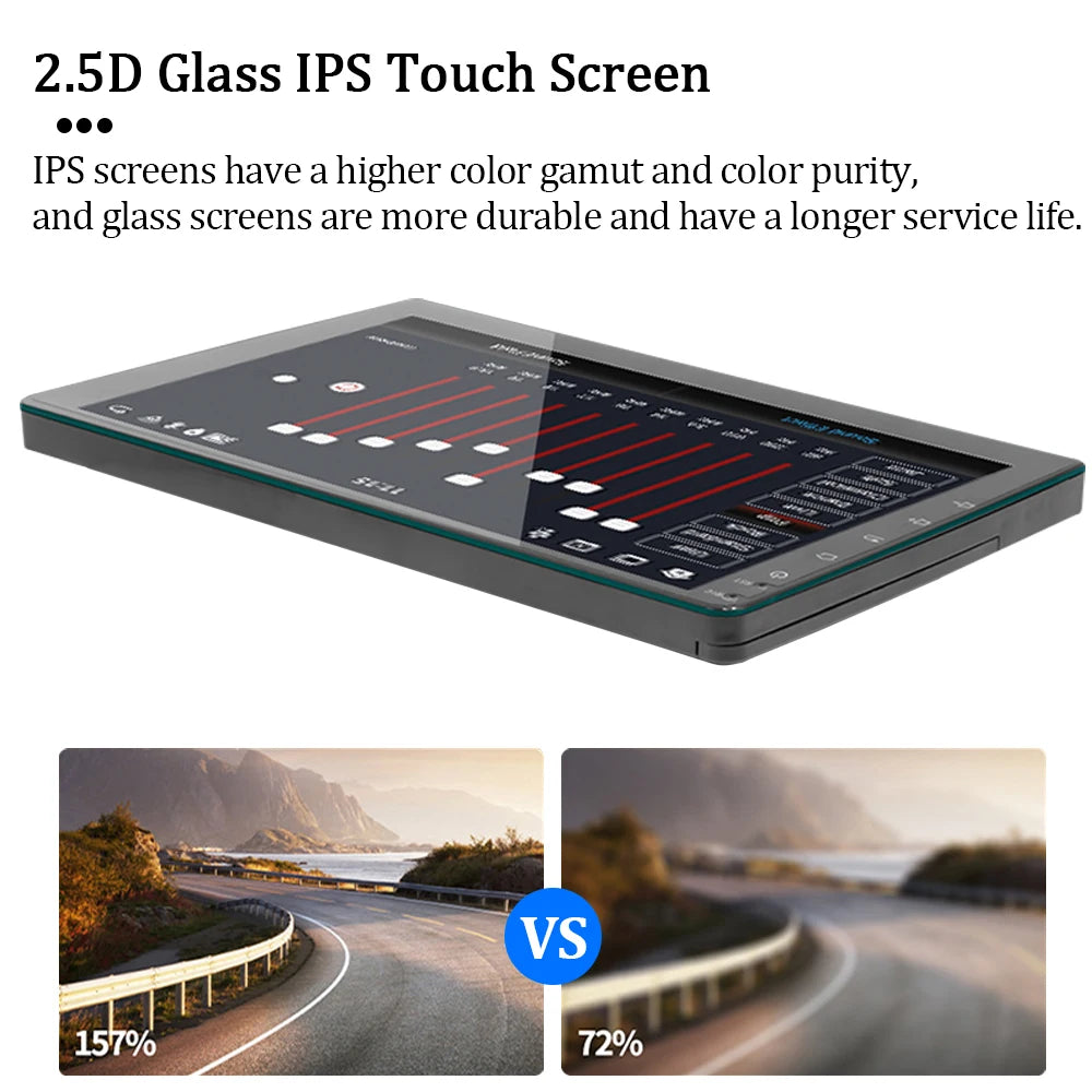 Android 11 Car Radio 1 din Stereo Autoradio Carplay Andriod Auto 32G  7"/9"/10" Universal WIFI GPS Car Audio Multimedia Player