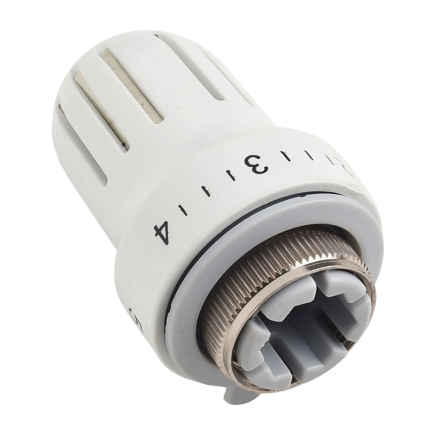 1pc Radiator Thermostatic Head Heater White Control Thermostat With M30x1.5 Threaded Connections Heating Valve Accessories