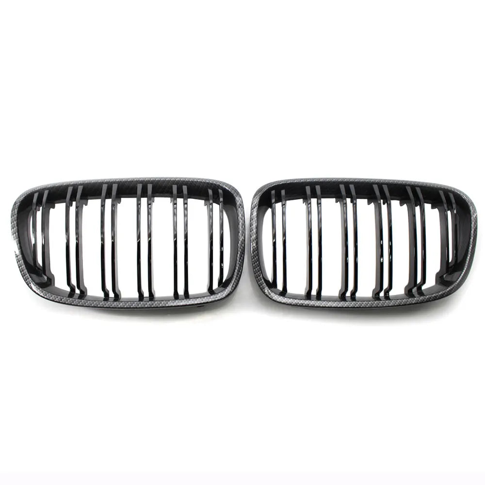 BMW Front Bumper Kidney Grille Hood Grills Carbon Fibber Colour 1-Series F20 F21 125i 118i 116I 125B 2010-2014